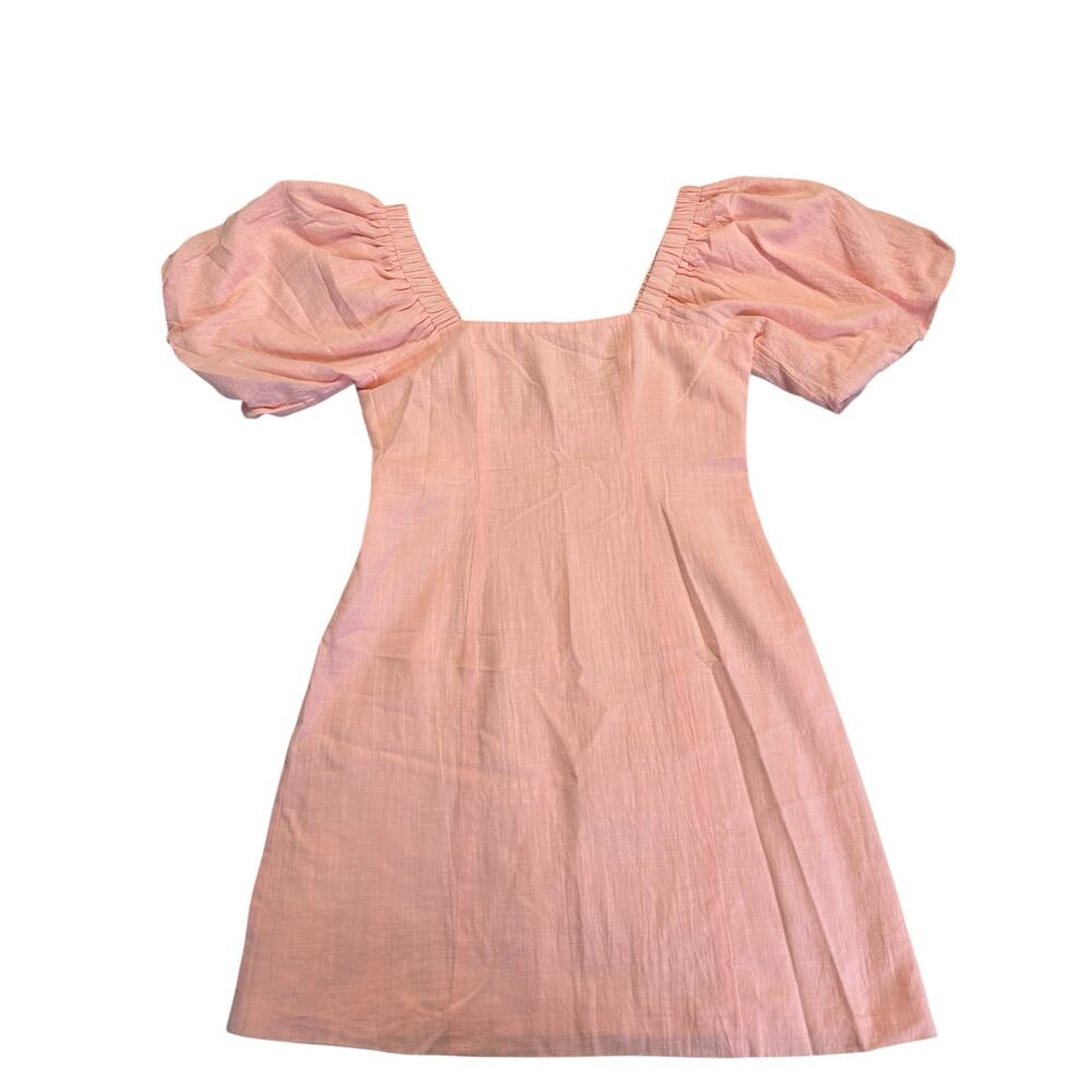 SNDYS Tuscany Baby Pink Cotton Dress - Size M - Picture 13 of 15